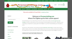 Desktop Screenshot of firemenclothing.com